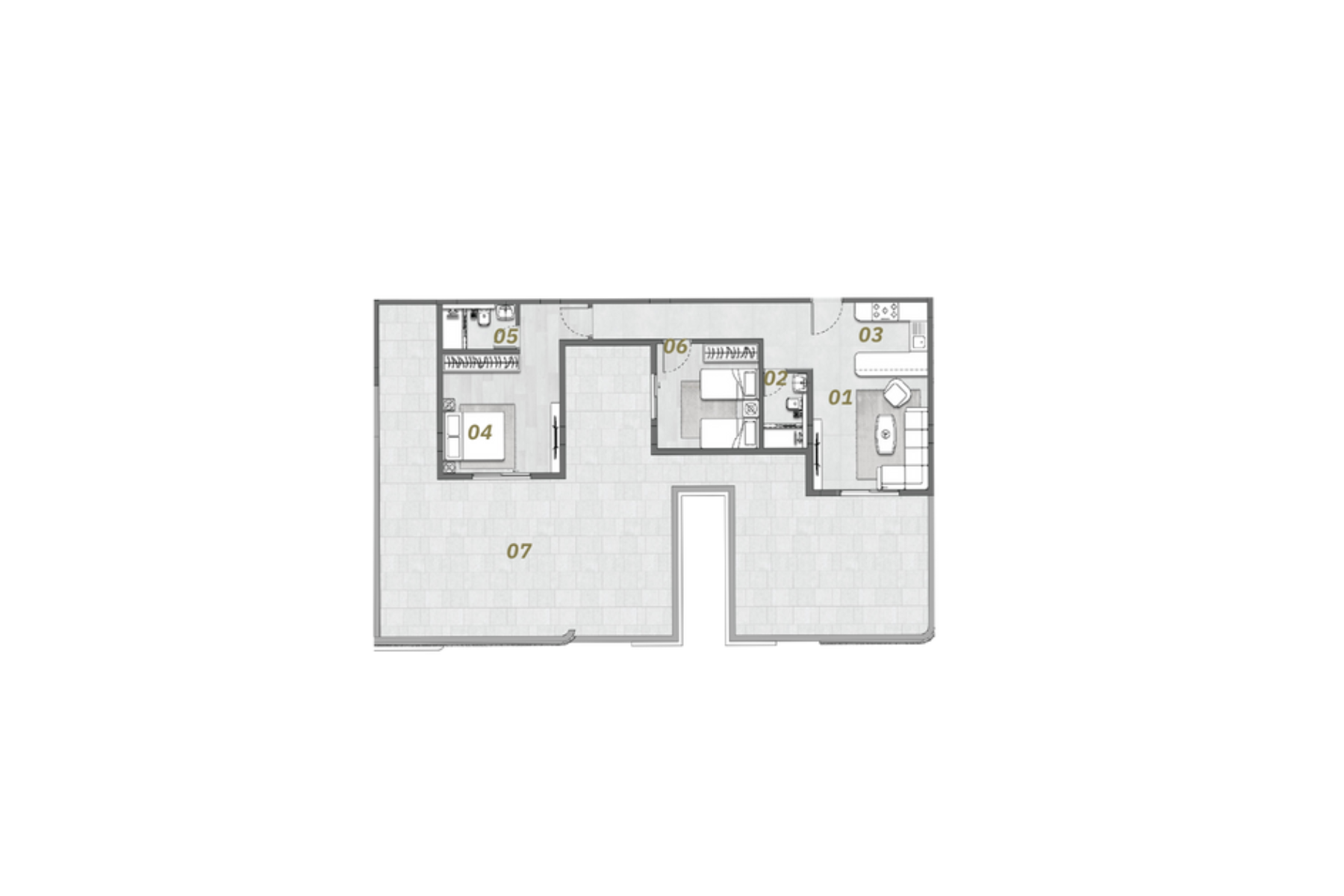 Roof Floor Plan R-48