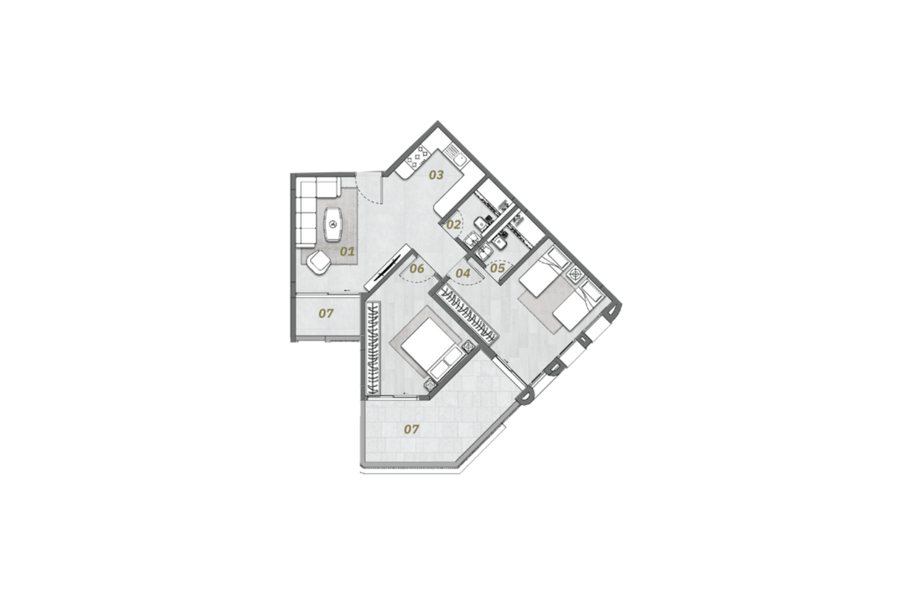 Roof Floor Plan R-52