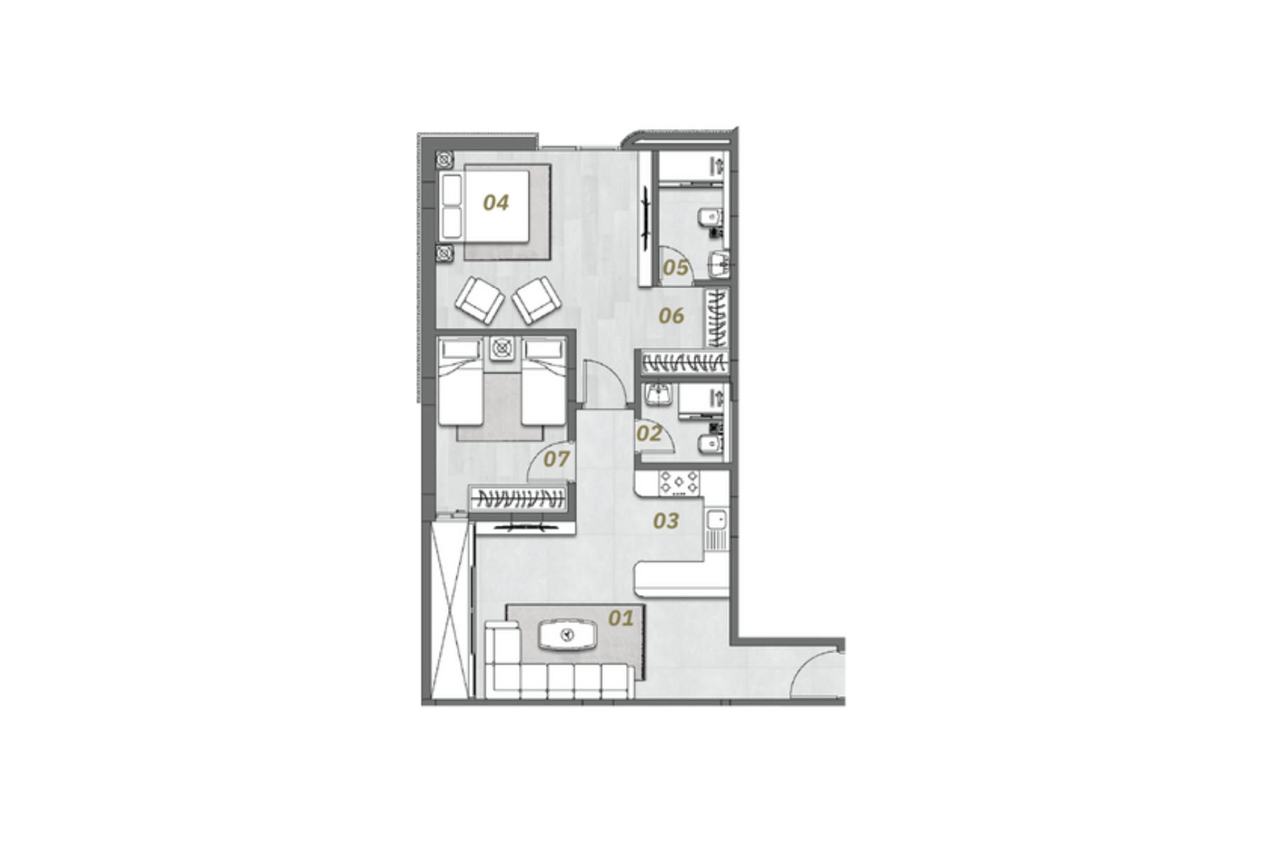 Second Floor Plan S-45